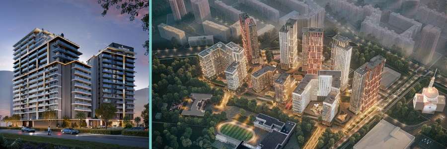 Architectural design rendering of building exteriors and cityscape by Cad Crowd design experts