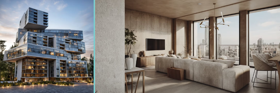 Condominum rendering by Cad Crowd architectural design experts and freelance designers