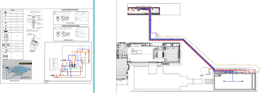 Plumbing engineering and CAD Drafting examples by Cad Crowd design experts