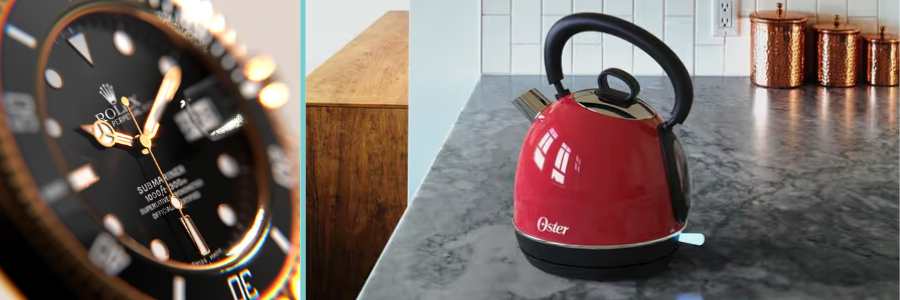 watch and kettle design by Cad Crowd product design engineers