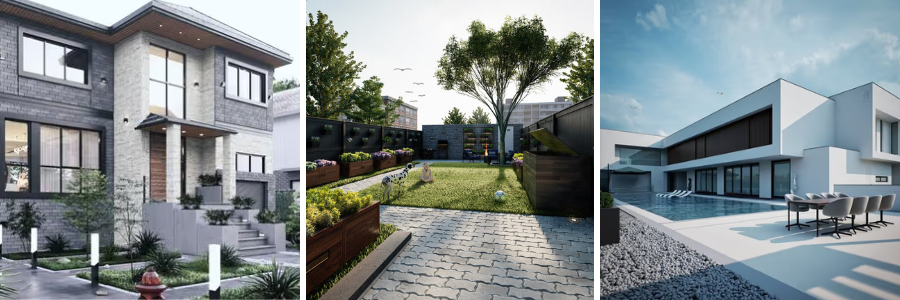 3D exterior rendering services