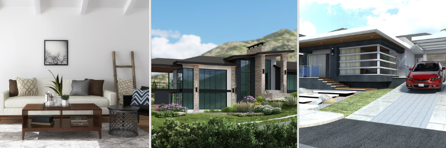3D rendering design examples by Cad Crowd architectural and interior design freelancers