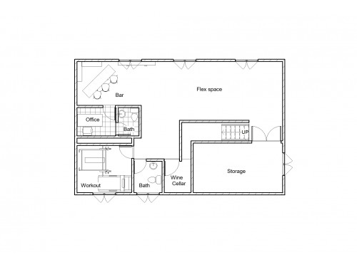 Marvel Basement - Freelance Interior Design - Cad Crowd