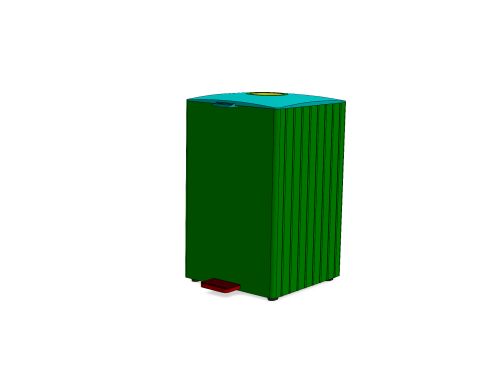 Garbage Can Solidworks Keep the Racoons out of the Garbage Cans - Freelance 3D Modeling Design ...