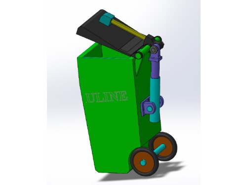 Garbage Can Solidworks Keep the Racoons out of the Garbage Cans - Freelance 3D Modeling Design ...