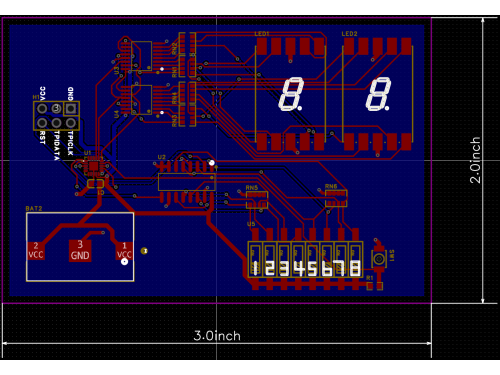 Mini Led Cad PCB for Mini LED - Freelance Electronic Devices - Cad Crowd