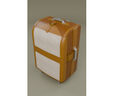 Realistic renders needed for luxurious leather luggage.
