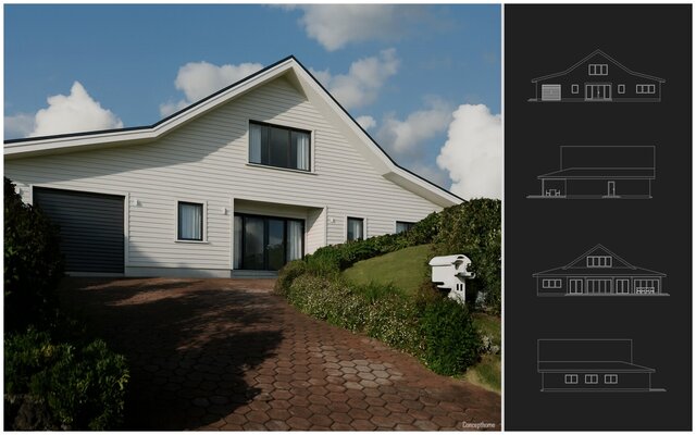 I offer custom architectural design with blueprints and renderings image 6