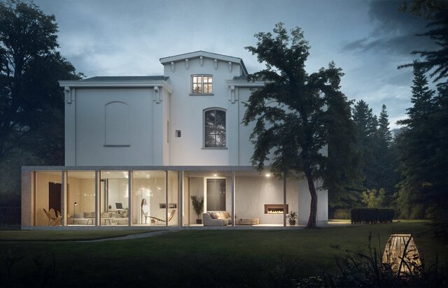 I offer exterior 3D renderings with 3ds Max and V-Ray image 3