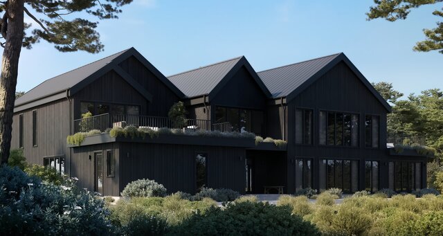 I offer exterior 3D renderings with 3ds Max and V-Ray