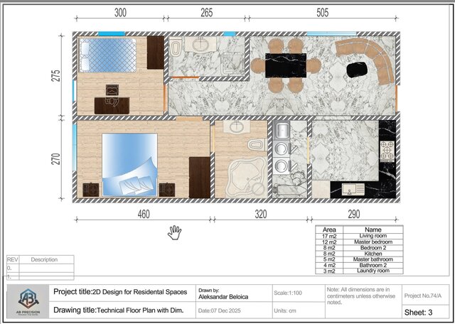 I will create professional floor plans and technical shop drawings