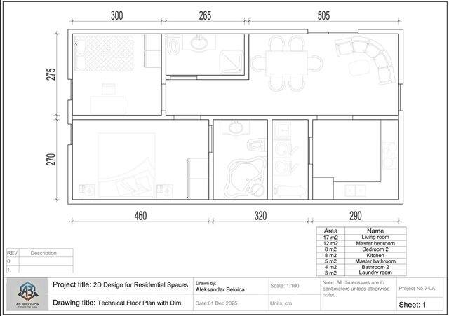 I will create professional floor plans and technical shop drawings image 3