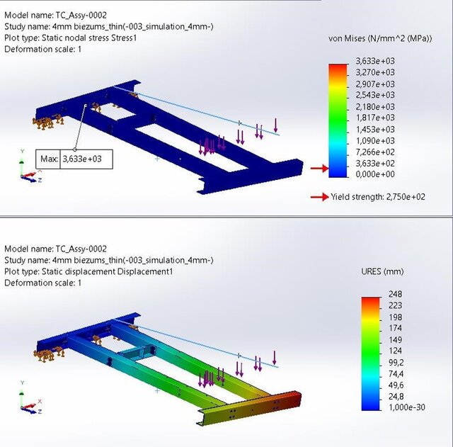 I offer FEA simulation services for component design