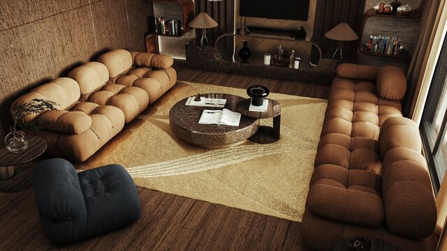 I create high-quality 3D interior visualization renderings with 3ds Max & Corona Renderer image 3