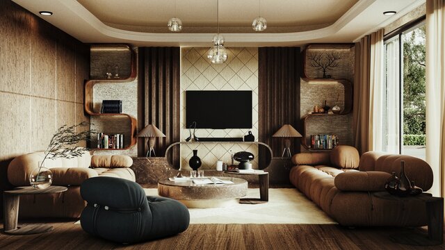 I create high-quality 3D interior visualization renderings with 3ds Max & Corona Renderer image 2