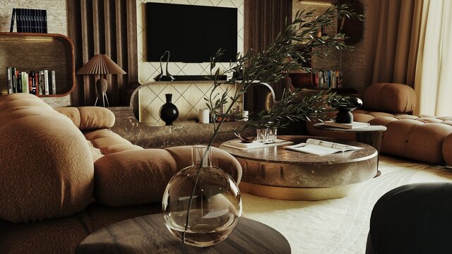 I create high-quality 3D interior visualization renderings with 3ds Max & Corona Renderer