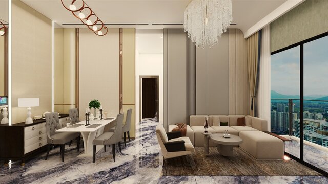I will do interior design, realistic render 3d and 360 virtual tour image 40