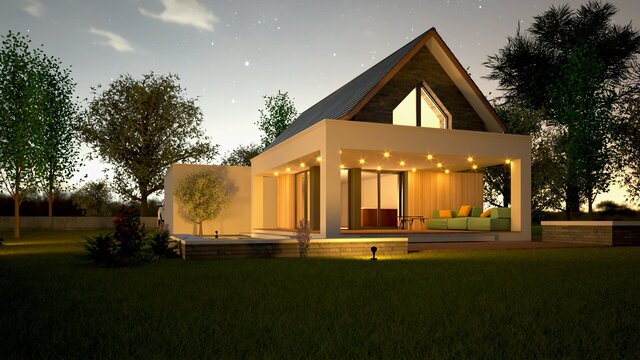 I offer high-end, photorealistic 3D architectural visualizations & design image 6