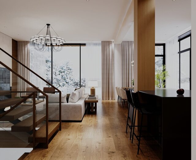 I offer 2D Revit plans 3D renderings for exterior and interior design image 15