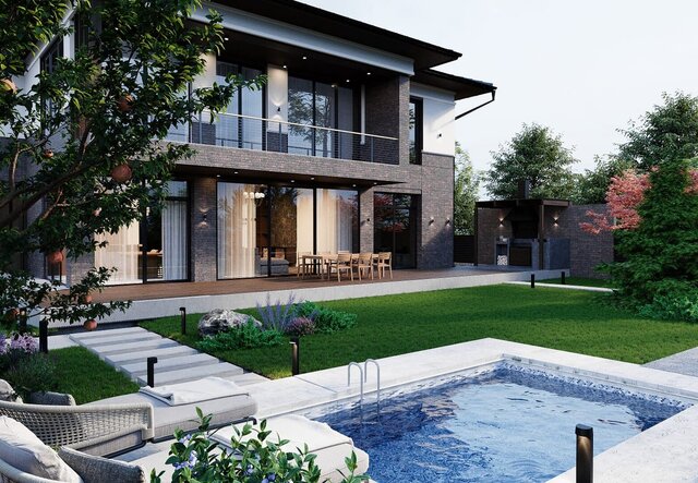 I offer 2D Revit plans 3D renderings for exterior and interior design image 21