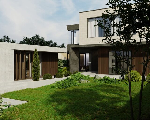 I offer 2D Revit plans 3D renderings for exterior and interior design image 3