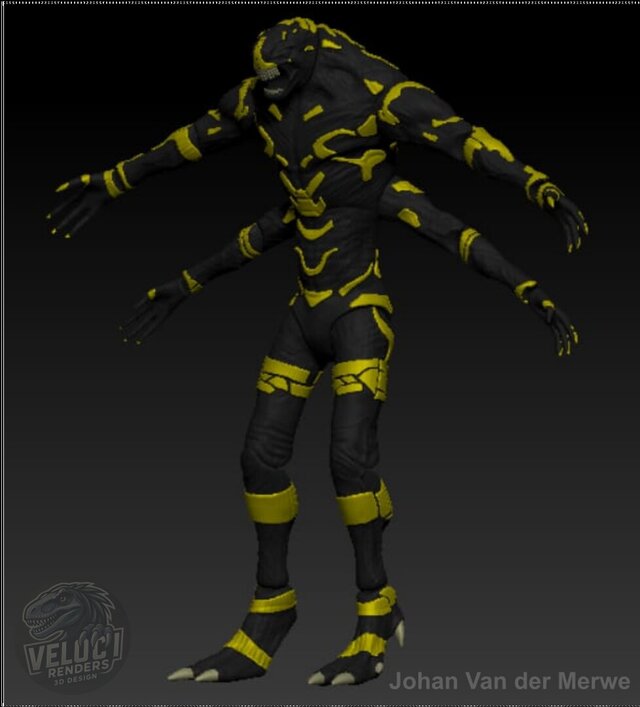 I offer 3D modeling and sculpting for characters as well as creatures image 2