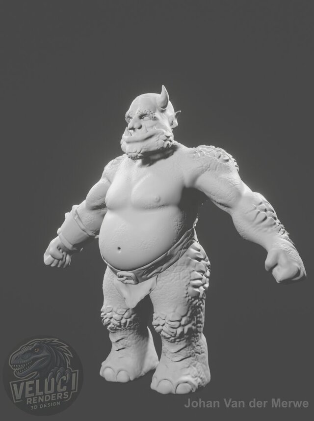 I offer 3D modeling and sculpting for characters as well as creatures image 3