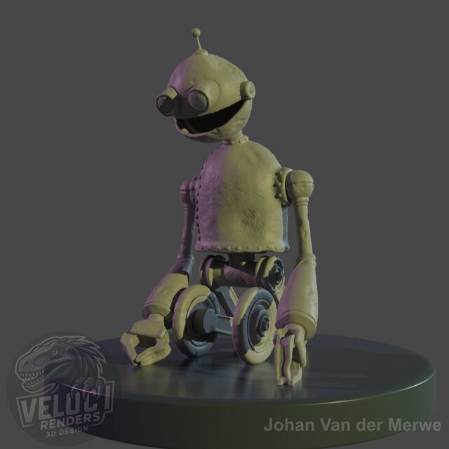 I offer 3D modeling and sculpting for characters as well as creatures image 5