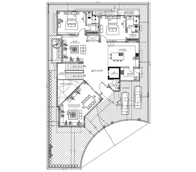 I will create professional 2D architectural floor plans in AutoCAD image 4