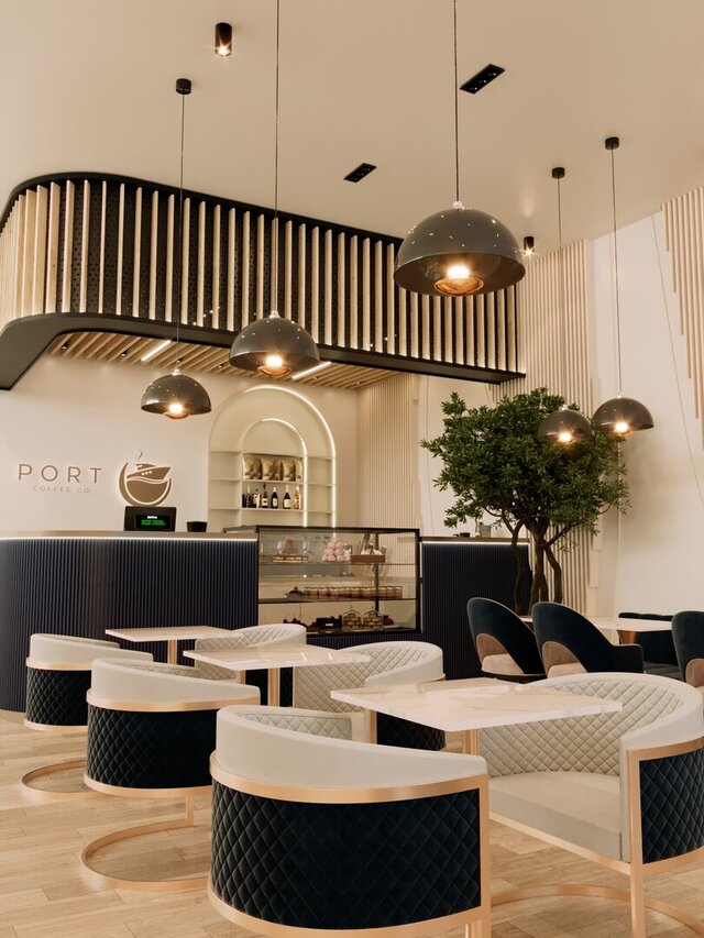 I will design unique cafe interiors with 3D rendering image 10