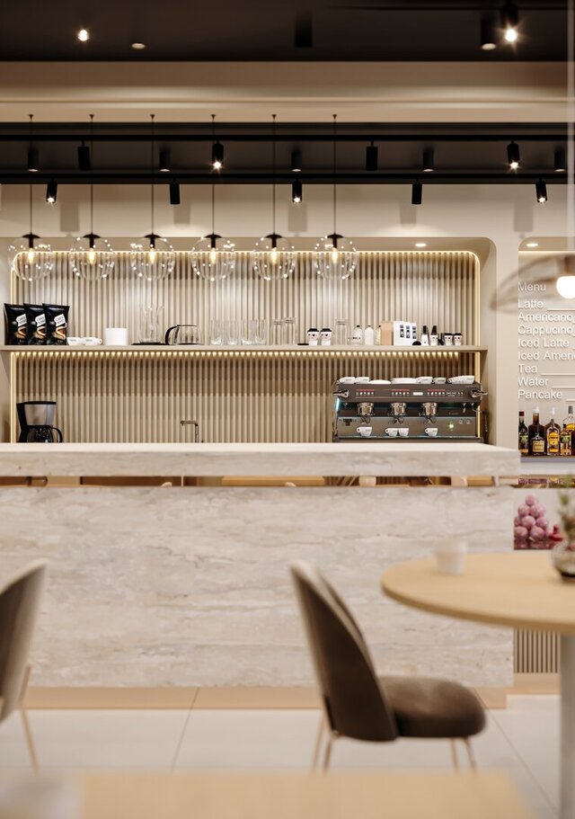 I will design unique cafe interiors with 3D rendering image 14