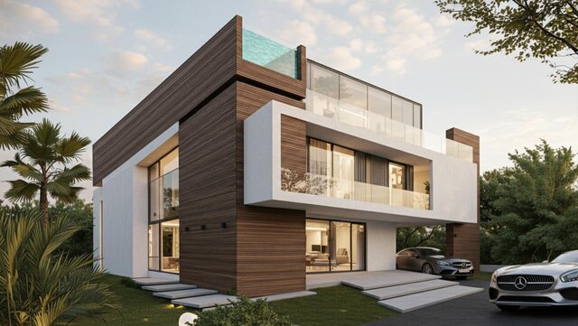 I offer exterior architectural 3d modeling and rendering for residential/commercial projects image 3