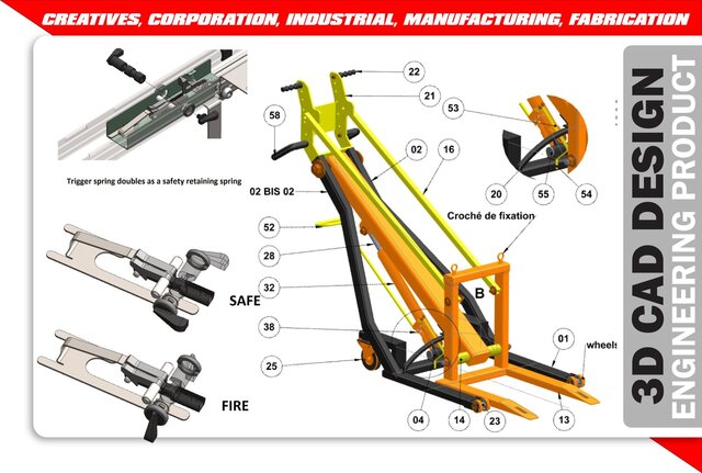 I will do 3D cad models, mechanical designs and engineering products image 2