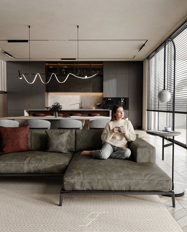 I offer interior design, 3D rendered art, spatial design & visualization design & interior planning image 11