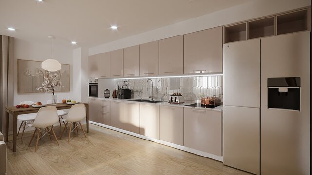 I will create professional 3D interior design home decoration image 3