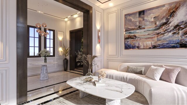 I will create professional 3D interior design home decoration image 2