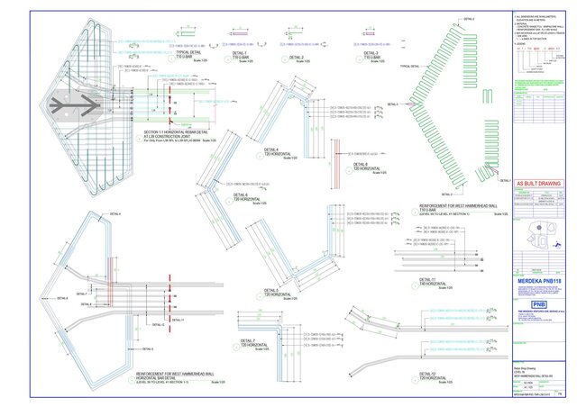 I will do professional rebar detailing, BBS and shop drawings for your architectural projects image 6