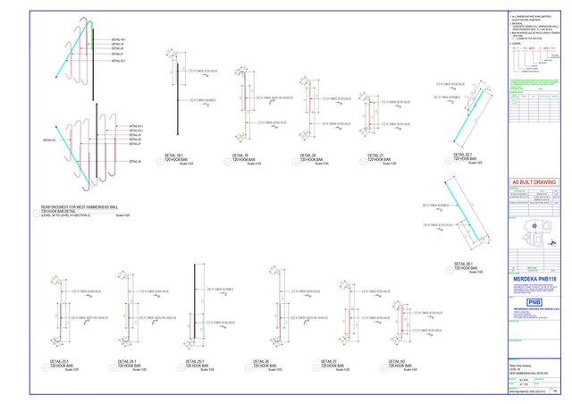 I will do professional rebar detailing, BBS and shop drawings for your architectural projects image 7