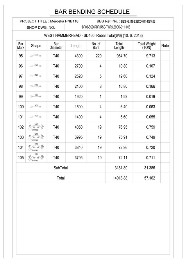 I will do professional rebar detailing, BBS and shop drawings for your architectural projects image 15