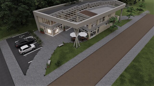 I offer architectural 3D modeling & construction documentation with Archicad image 3