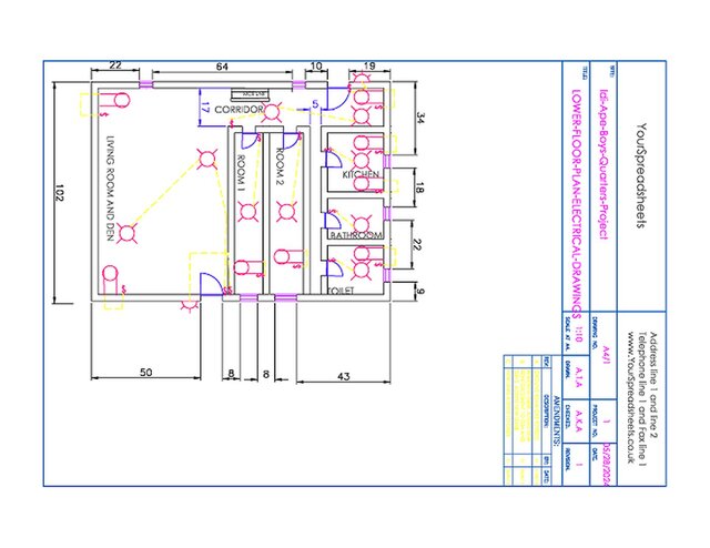 I create 2D renderings of construction plans, electrical drawings, & Bldg mgmt. footprints