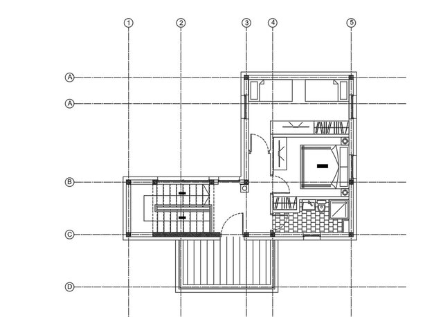 I will design your residential house and create professional 2D drawings and 3D models image 6