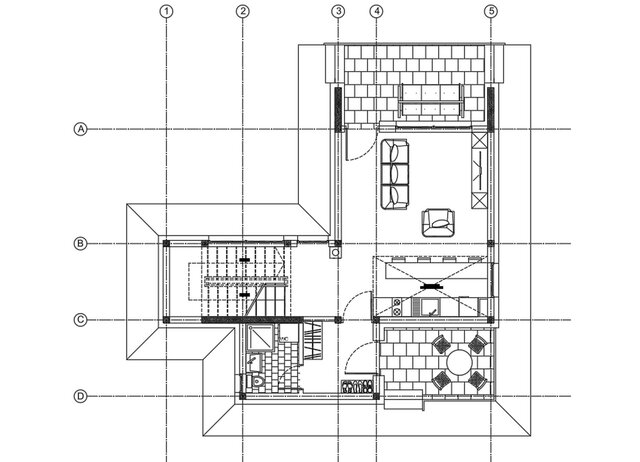 I will design your residential house and create professional 2D drawings and 3D models image 7