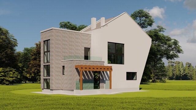 I will design your residential house and create professional 2D drawings and 3D models image 2