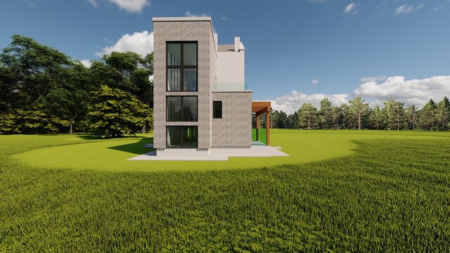 I will design your residential house and create professional 2D drawings and 3D models