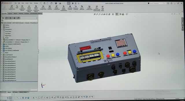 I will create 3D CAD models in SolidWorks