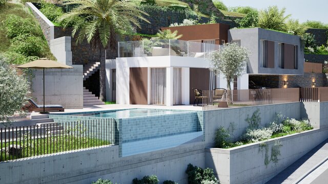 I will create a 3D render of any architectural model