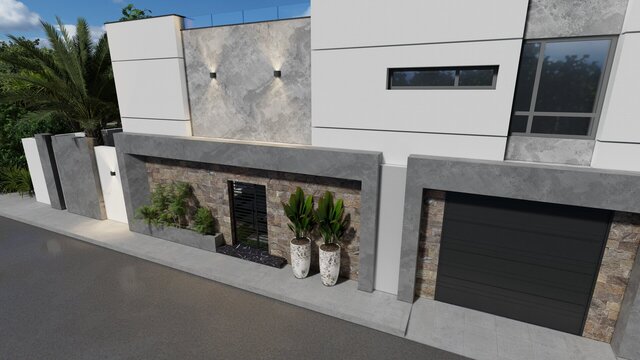 You will get a customized 3D design for architectural projects with SketchUp image 4