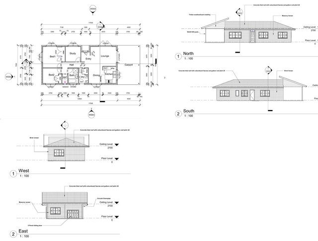 I provide permit drawings for architectural projects with AutoCAD and Revit image 1