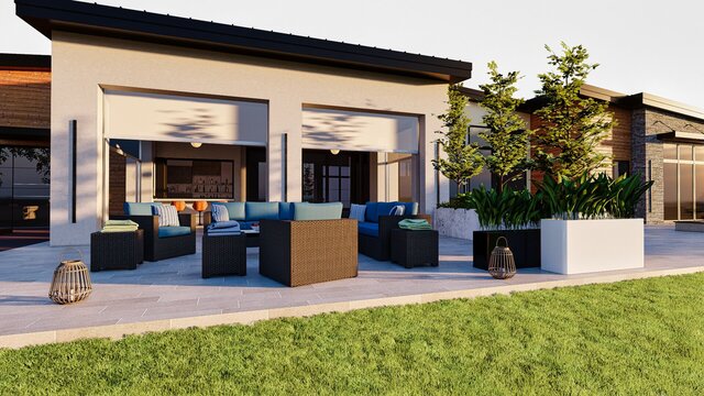 I offer SketchUp design for photorealistic exterior renderings & facade designs